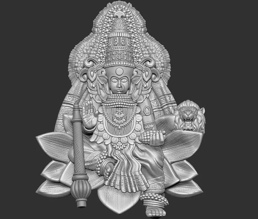 Ambabai mata kolhapurII lakshmi ma  3D print model_0