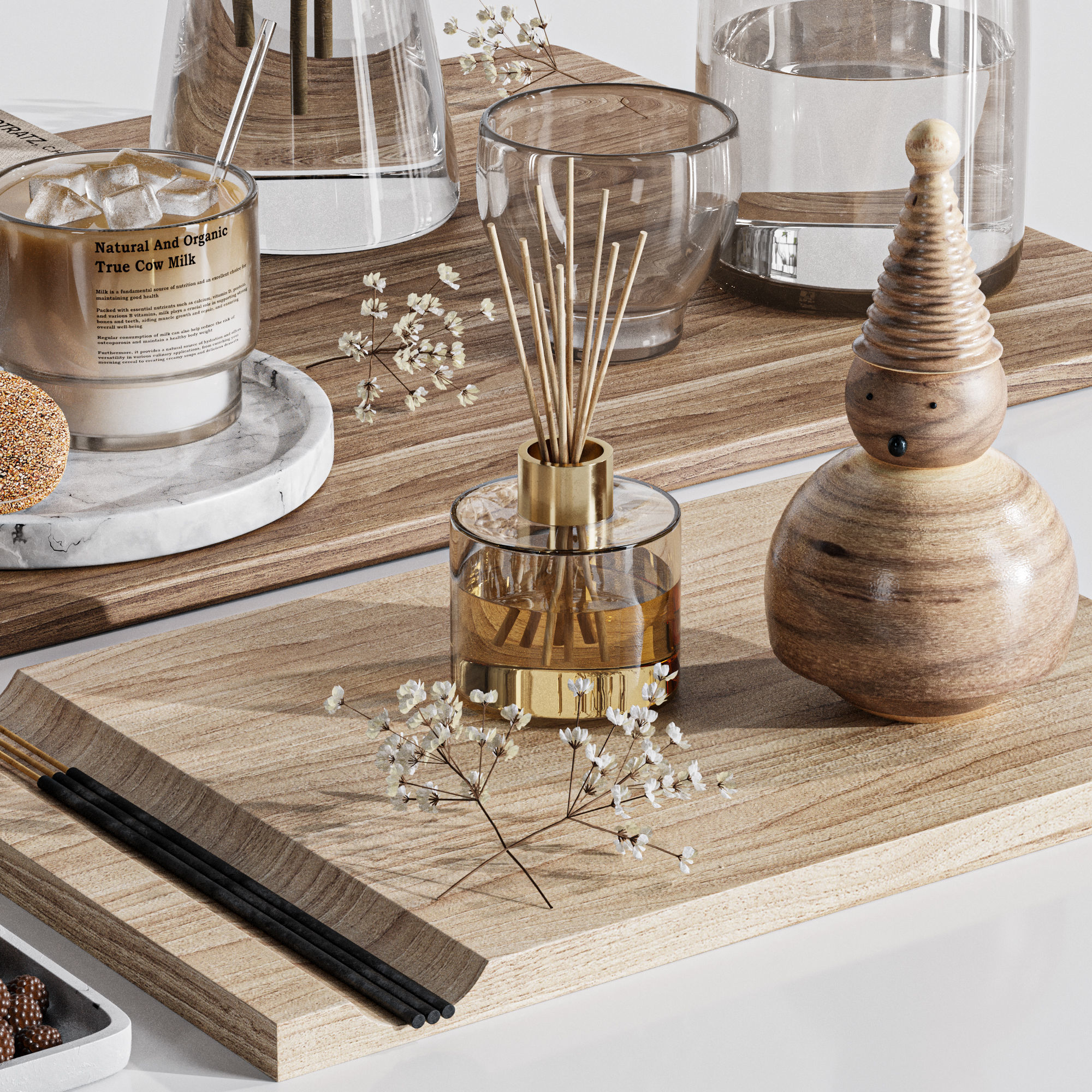 decorative set39 3D model_3