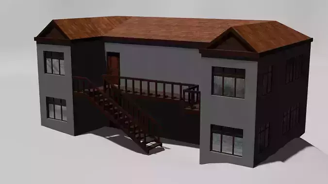 Building House BLEND FBX OBJ MTL