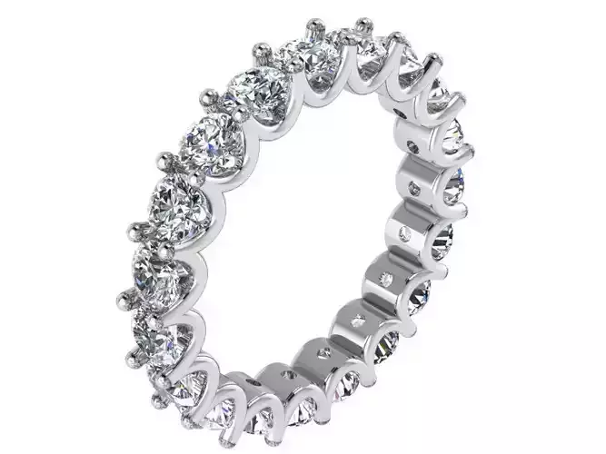 Round Diamond Eternity Ring 1682