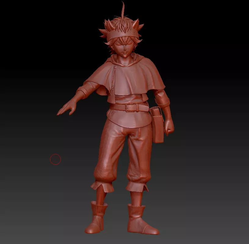 asta from black clover 3d Anime 3D print model 3D print model