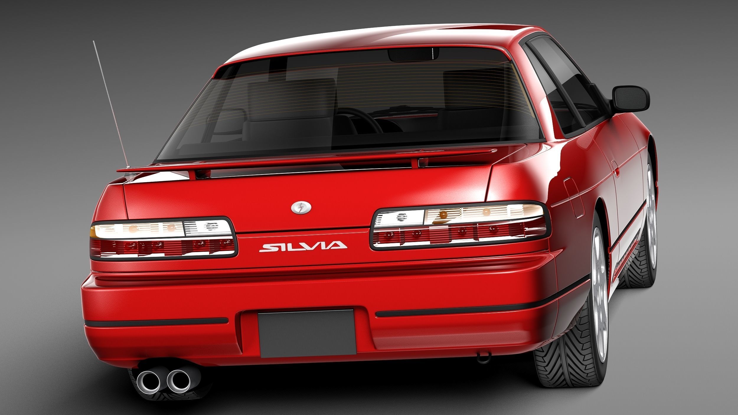 Nissan Silvia K S13 1989-1994 3D model_5