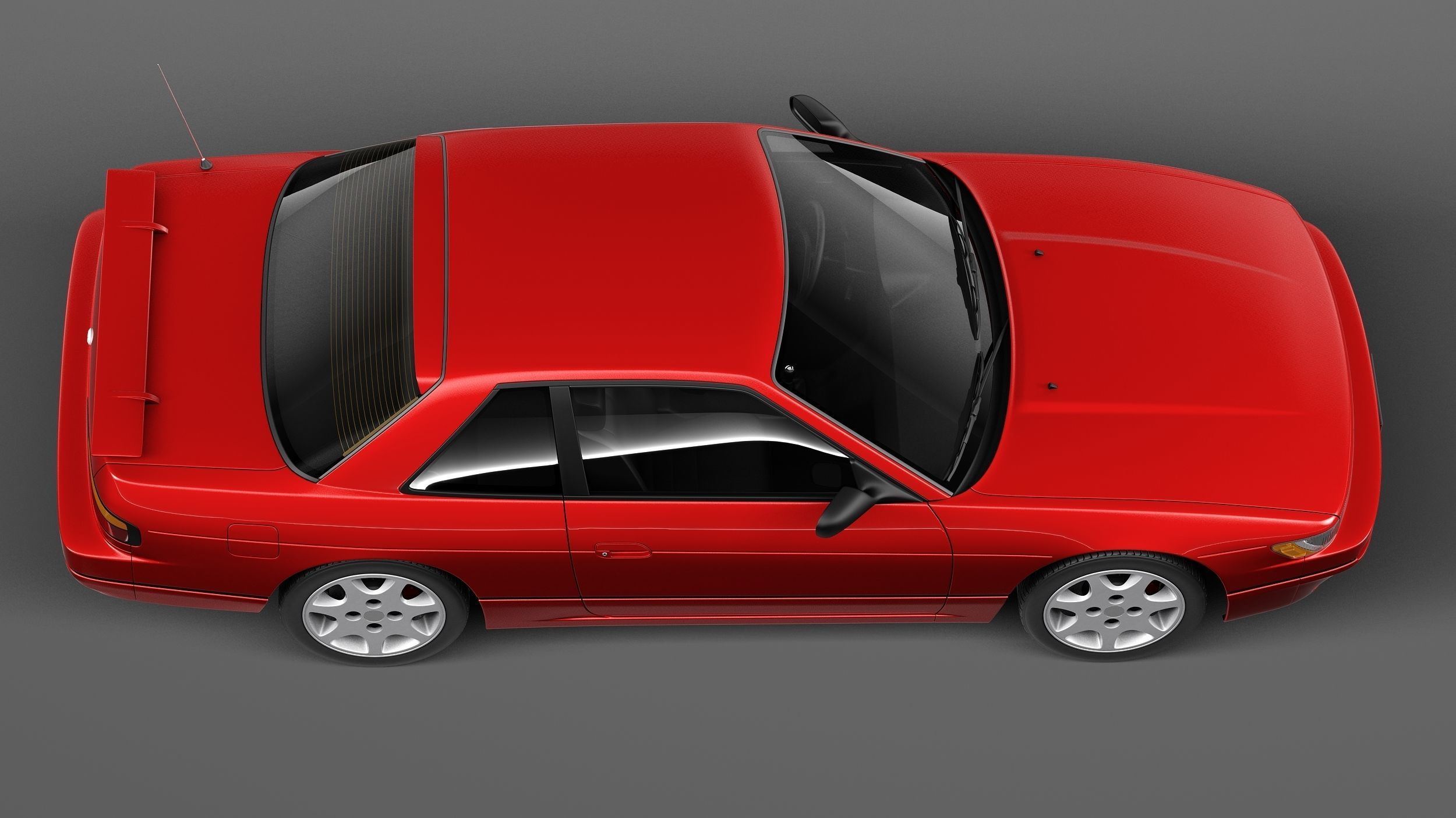 Nissan Silvia K S13 1989-1994 3D model_7