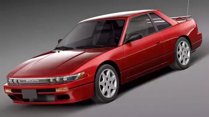 Nissan Silvia K S13 1989-1994 3D model