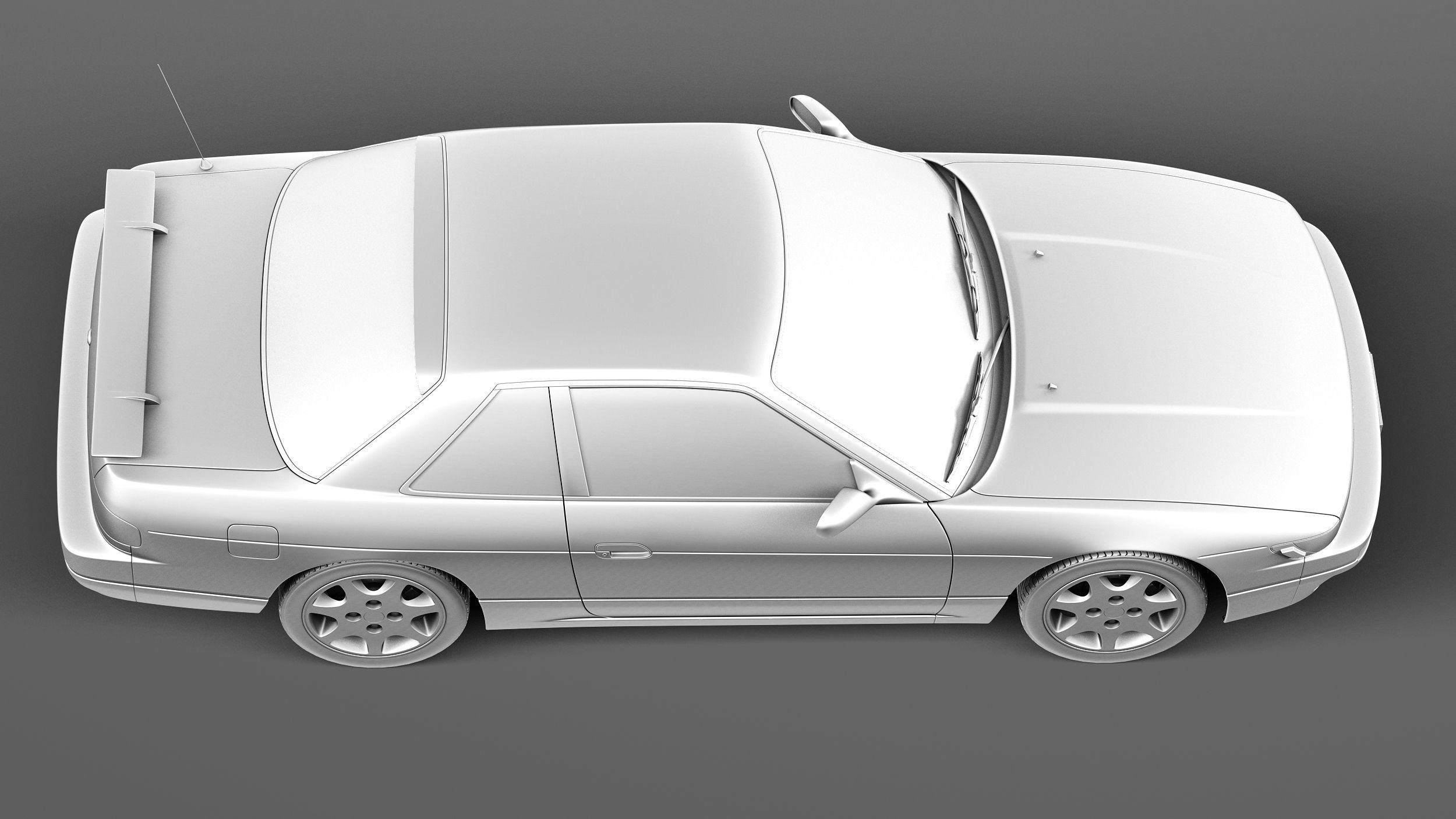 Nissan Silvia K S13 1989-1994 3D model_15