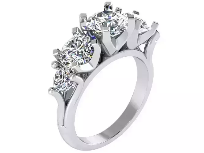 Round Diamond Ring 1694