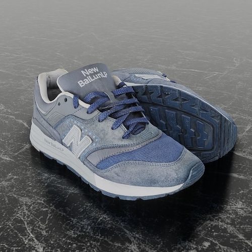 NEW BALANCE BAILUN LP 3D SHOES Low-poly 3D model