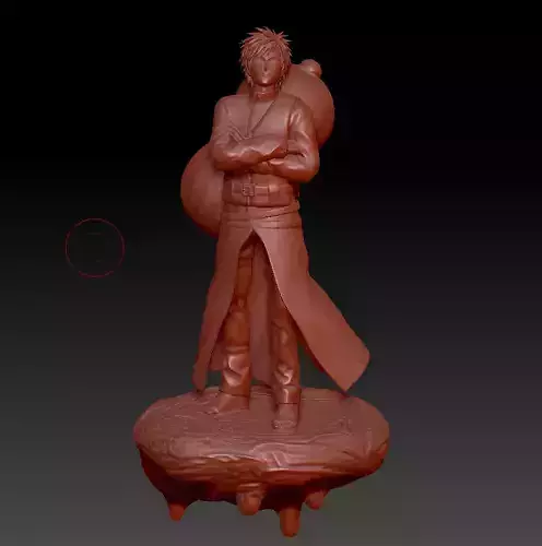 GARA  from naruto Anime 3D print model