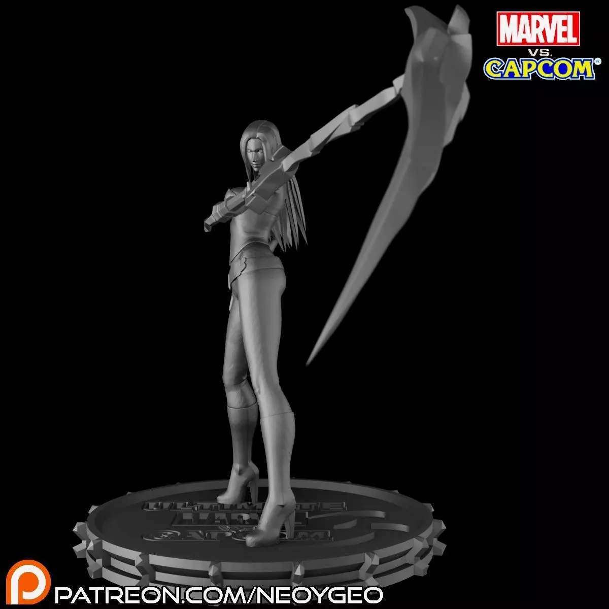 TRISH - DEVIL MAY CRY - MARVEL VS CAPCOM 3 3D print model_0