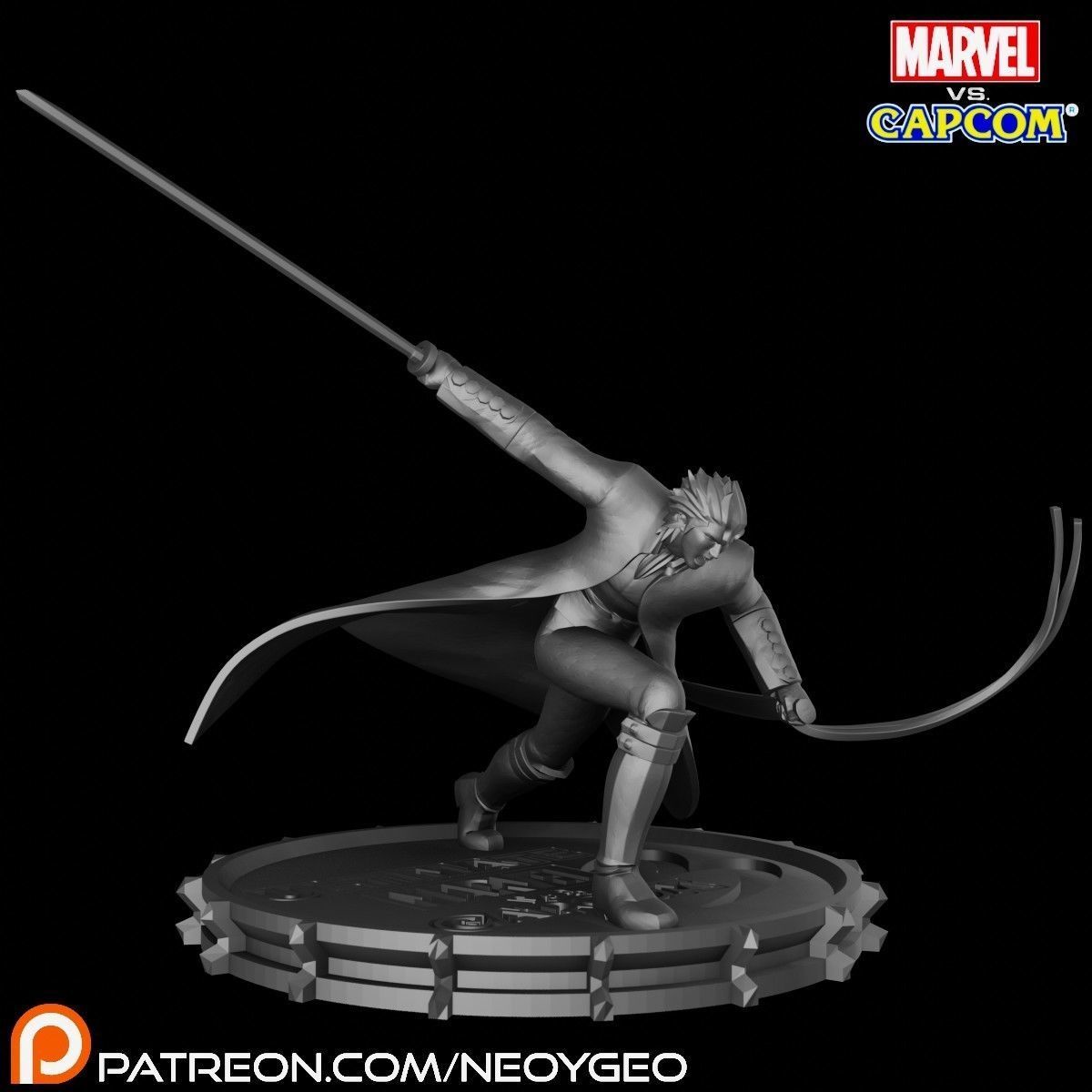 VERGIL - DEVIL MAY CRY - MARVEL VS CAPCOM 3 3D print model_2