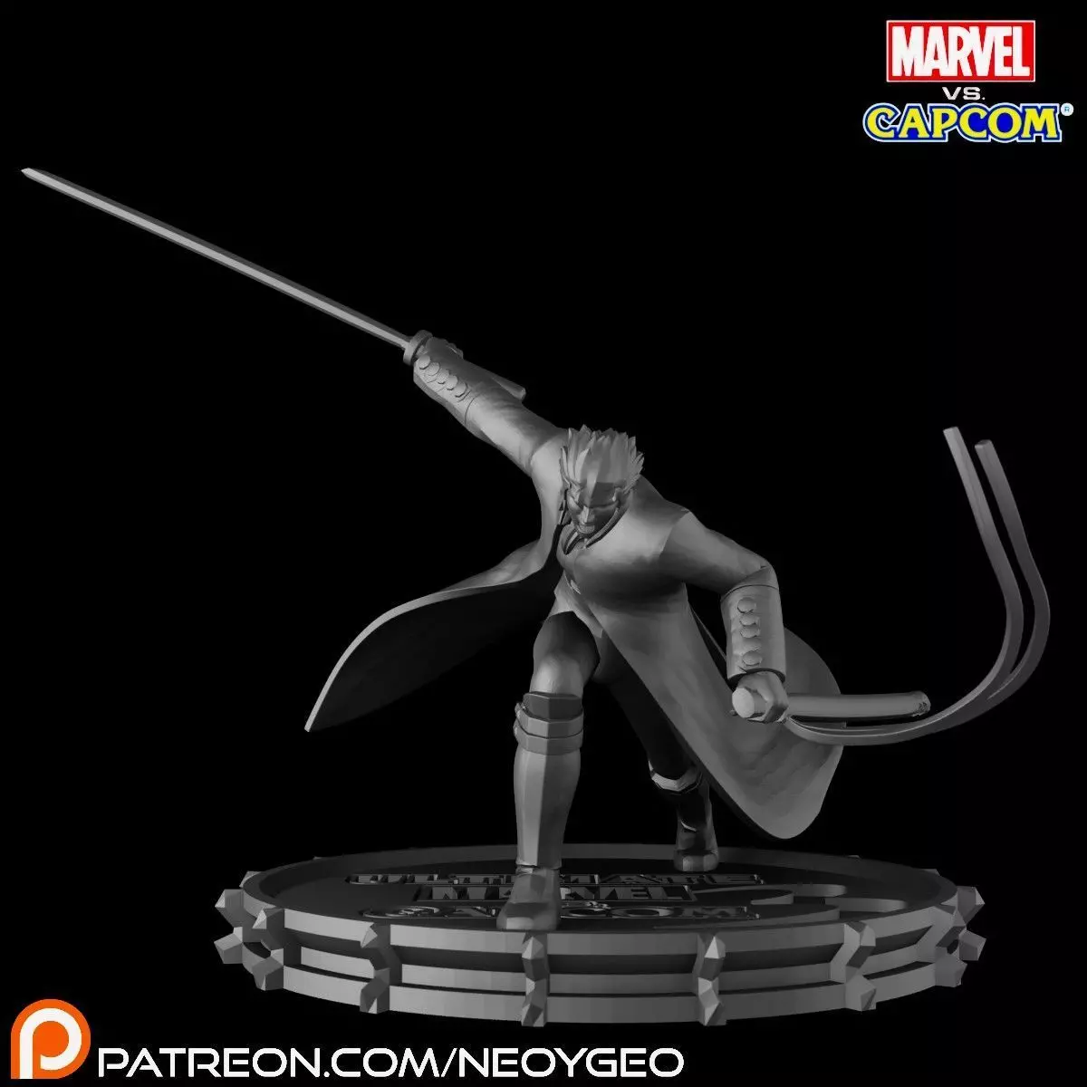VERGIL - DEVIL MAY CRY - MARVEL VS CAPCOM 3 3D print model_0