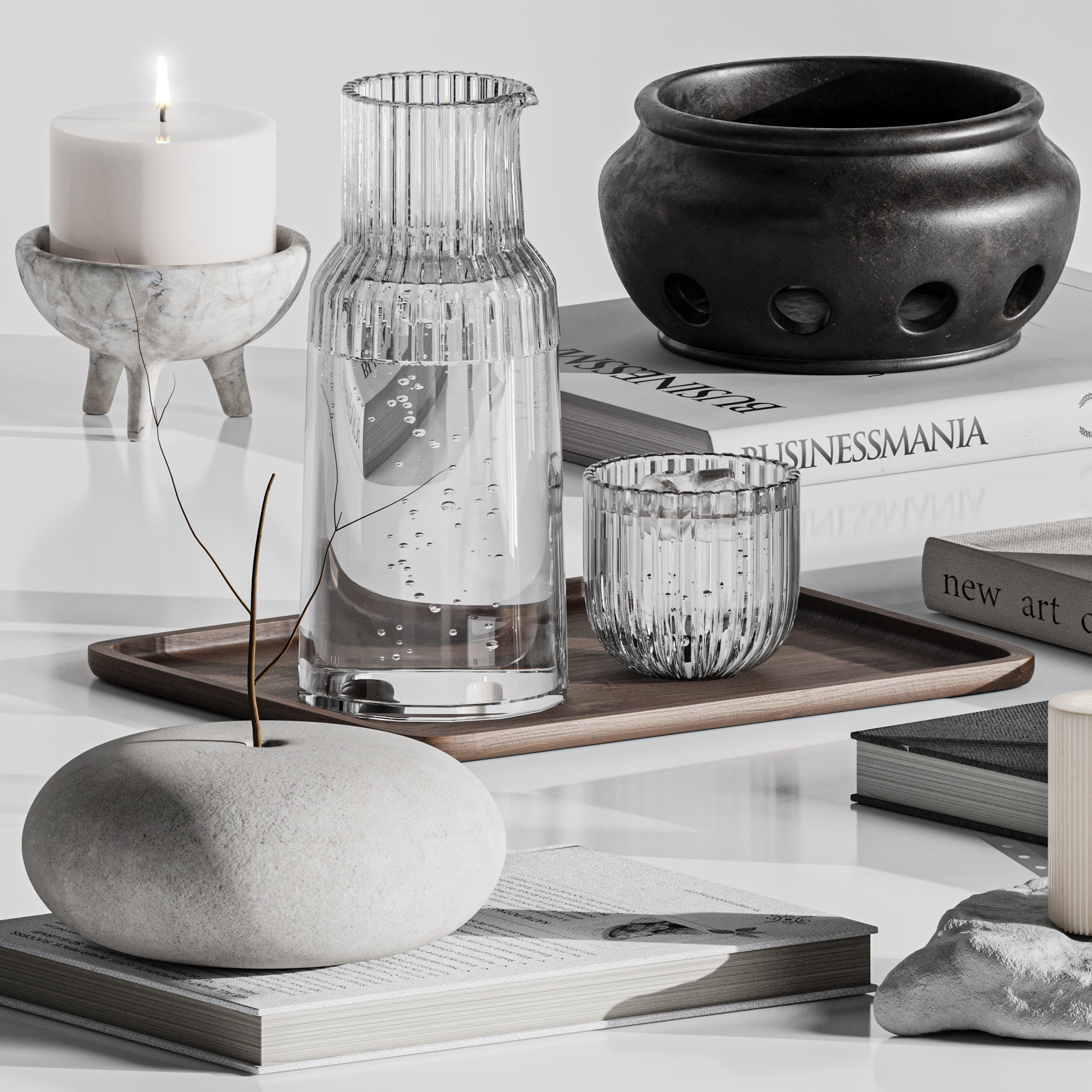 decorative set40 3D model_2