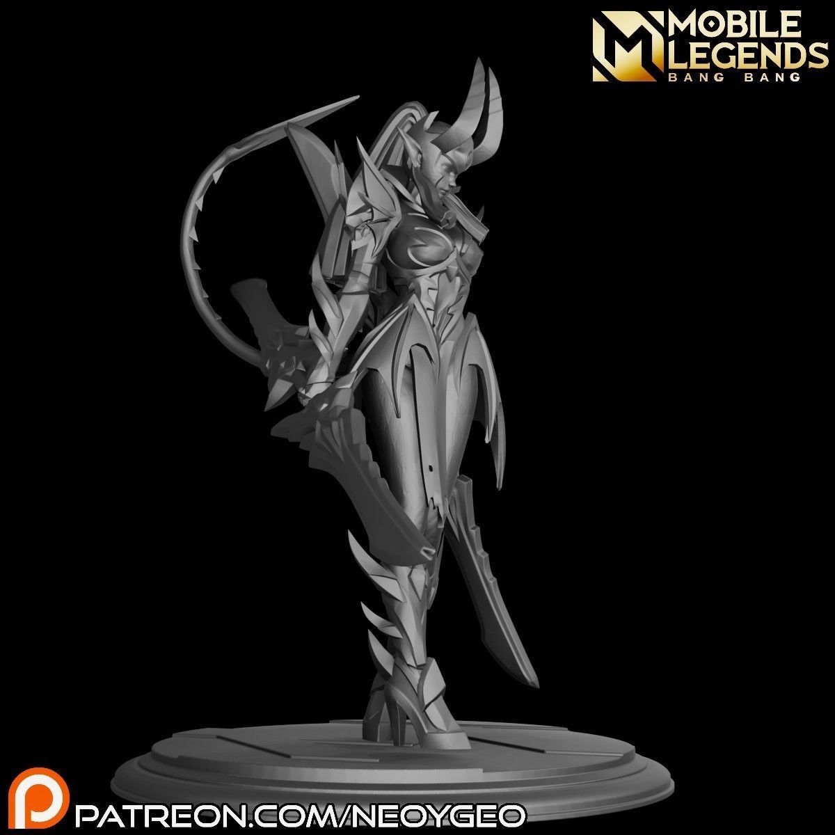 KARINA DOOM DUELIST - MOBILE LEGENDS 3D print model_2