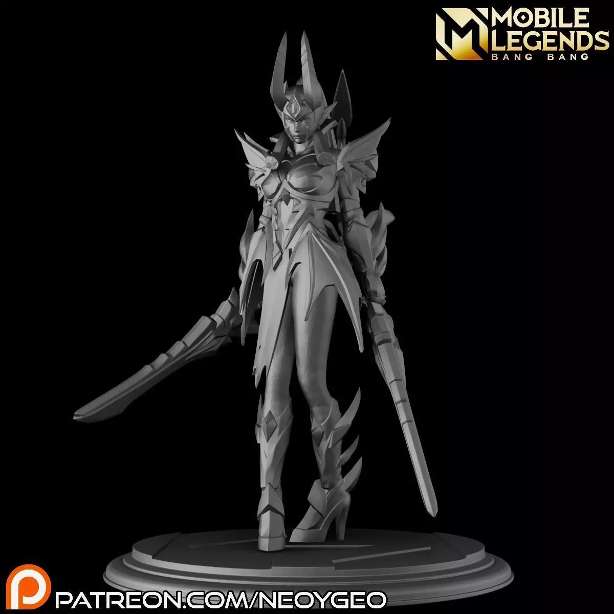 KARINA DOOM DUELIST - MOBILE LEGENDS 3D print model_0