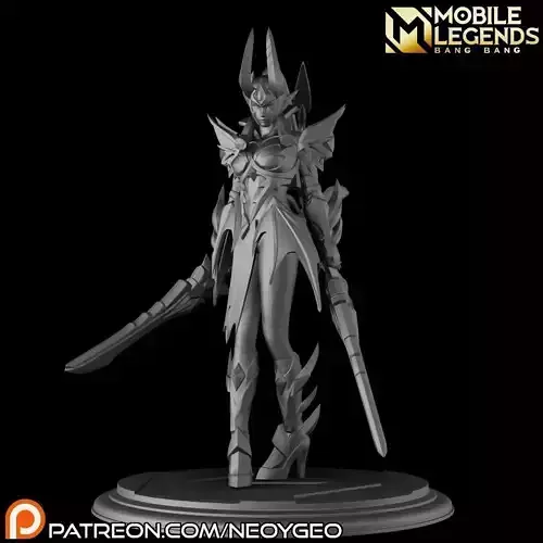 KARINA DOOM DUELIST - MOBILE LEGENDS 3D print model