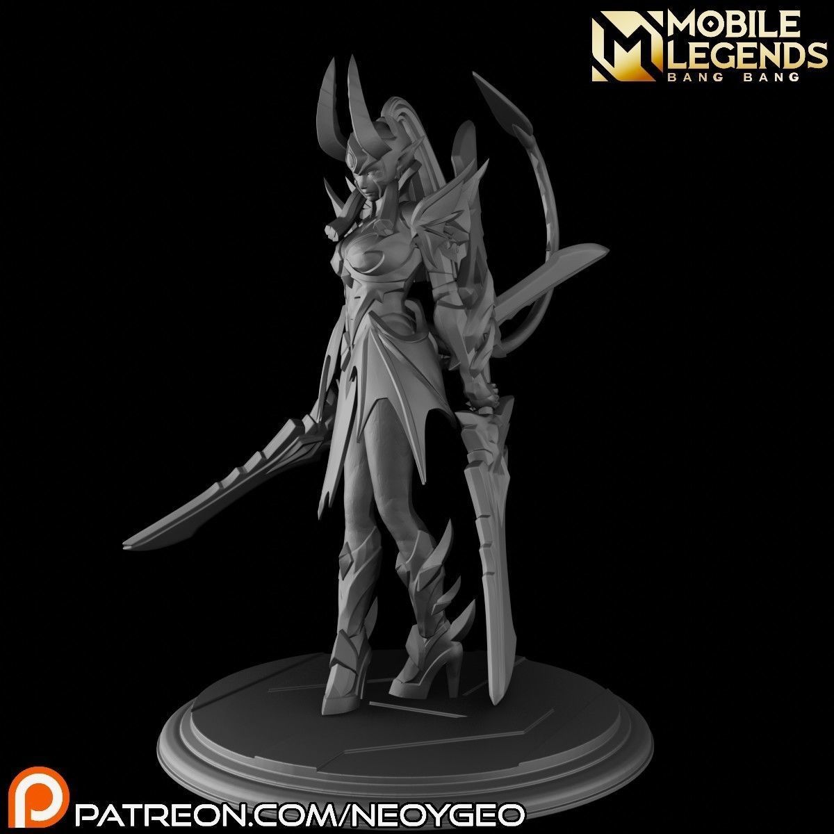 KARINA DOOM DUELIST - MOBILE LEGENDS 3D print model_1