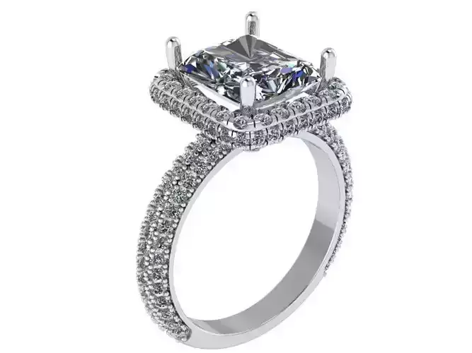 Radiant Halo Ring 1723