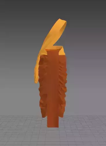 Bhagwa Dhoti 3D Model
