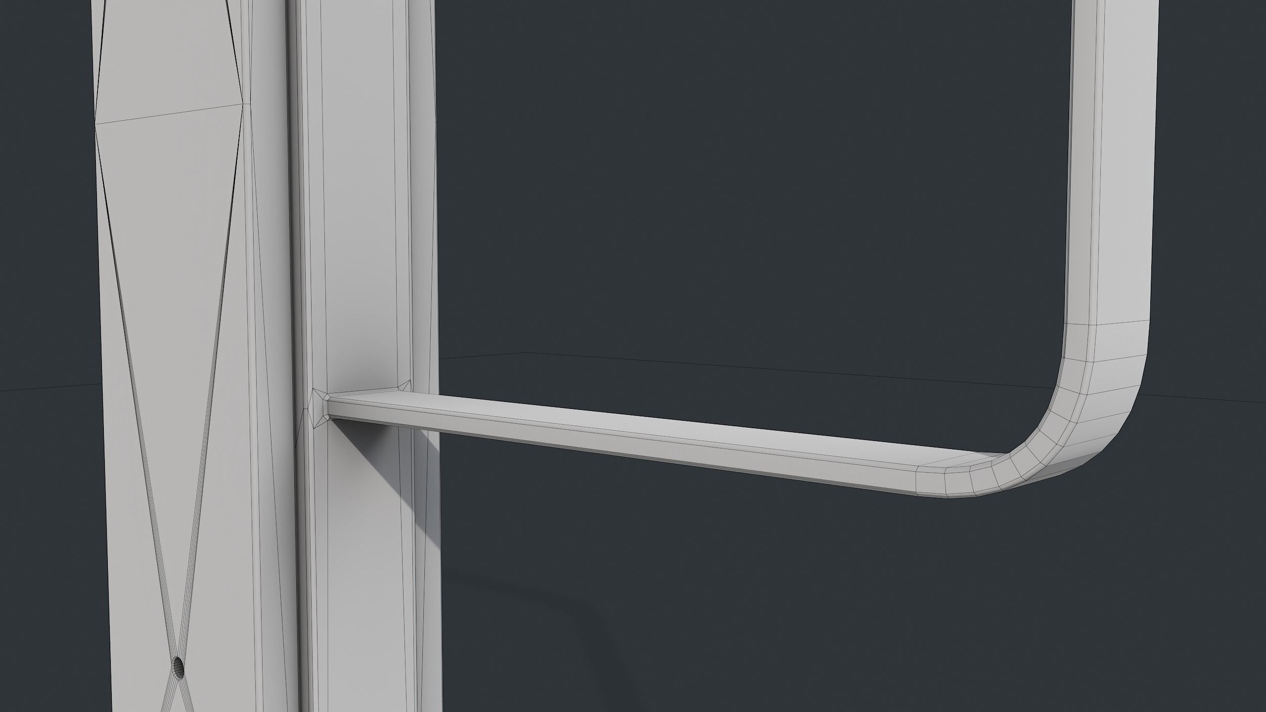 Bike Rack 19 PBR Game Ready Low-poly 3D model_16