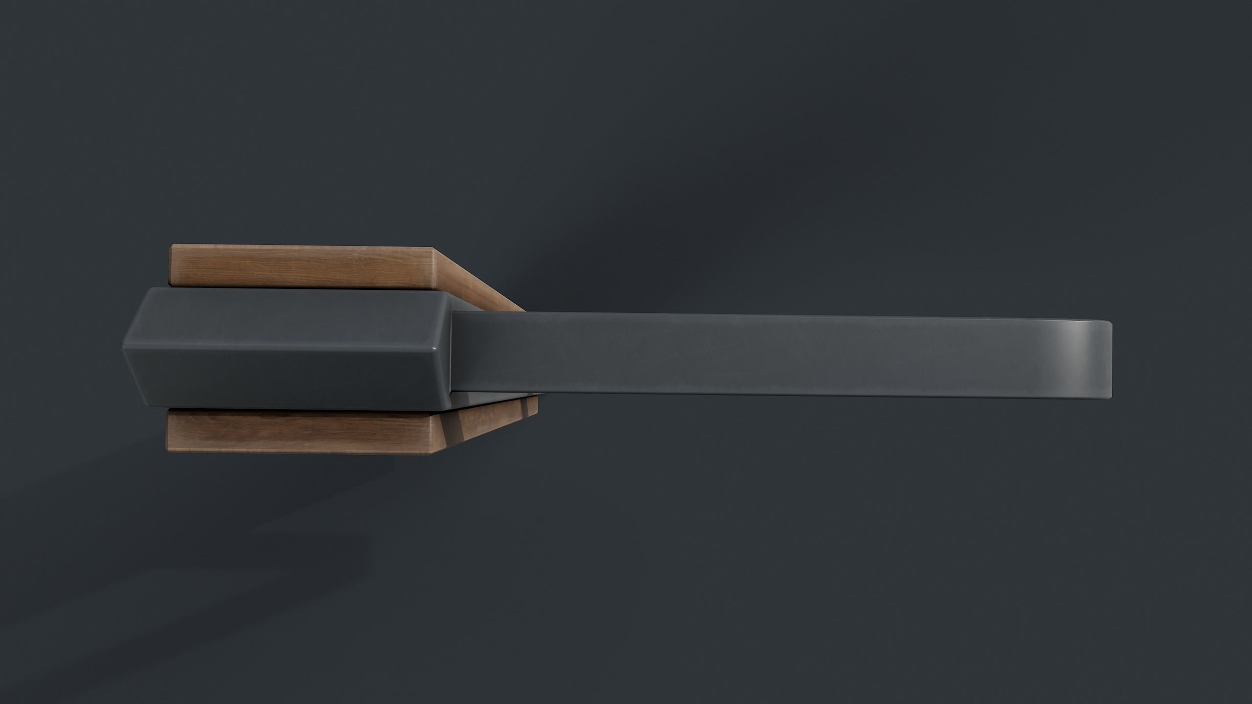 Bike Rack 19 PBR Game Ready Low-poly 3D model_6