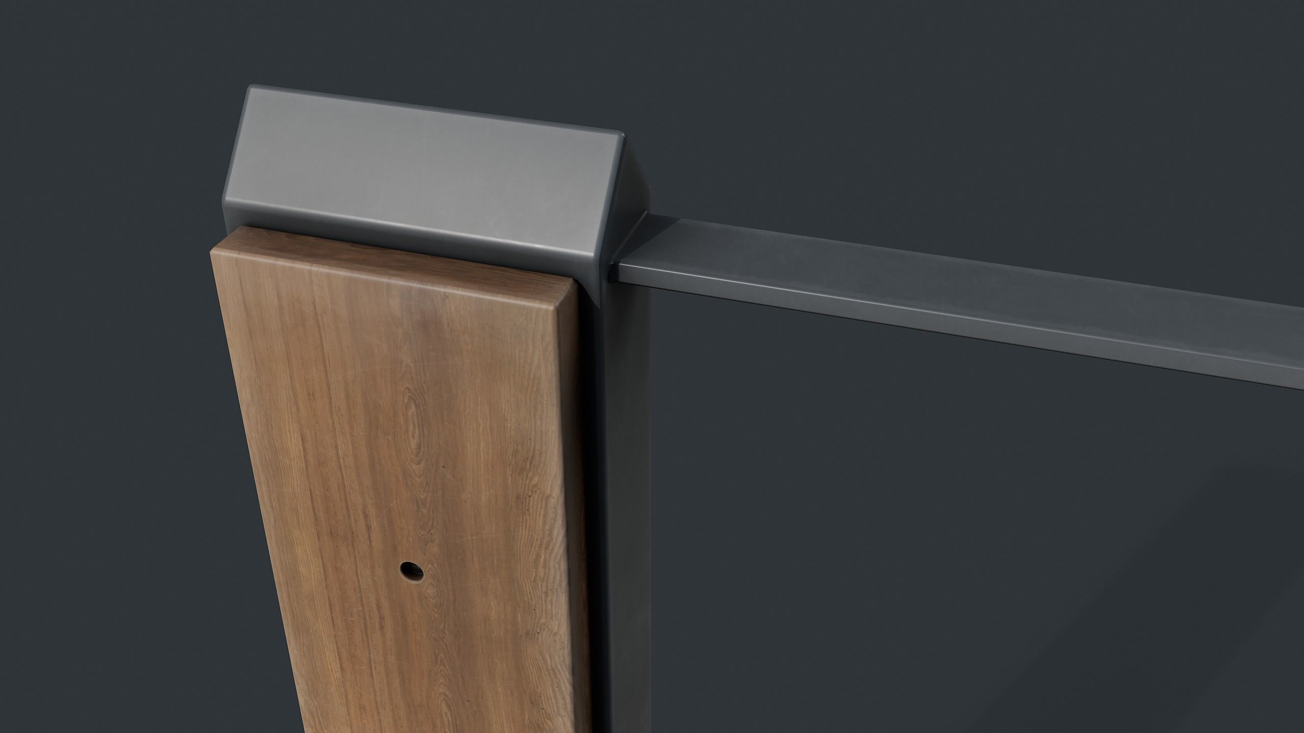 Bike Rack 19 PBR Game Ready Low-poly 3D model_9