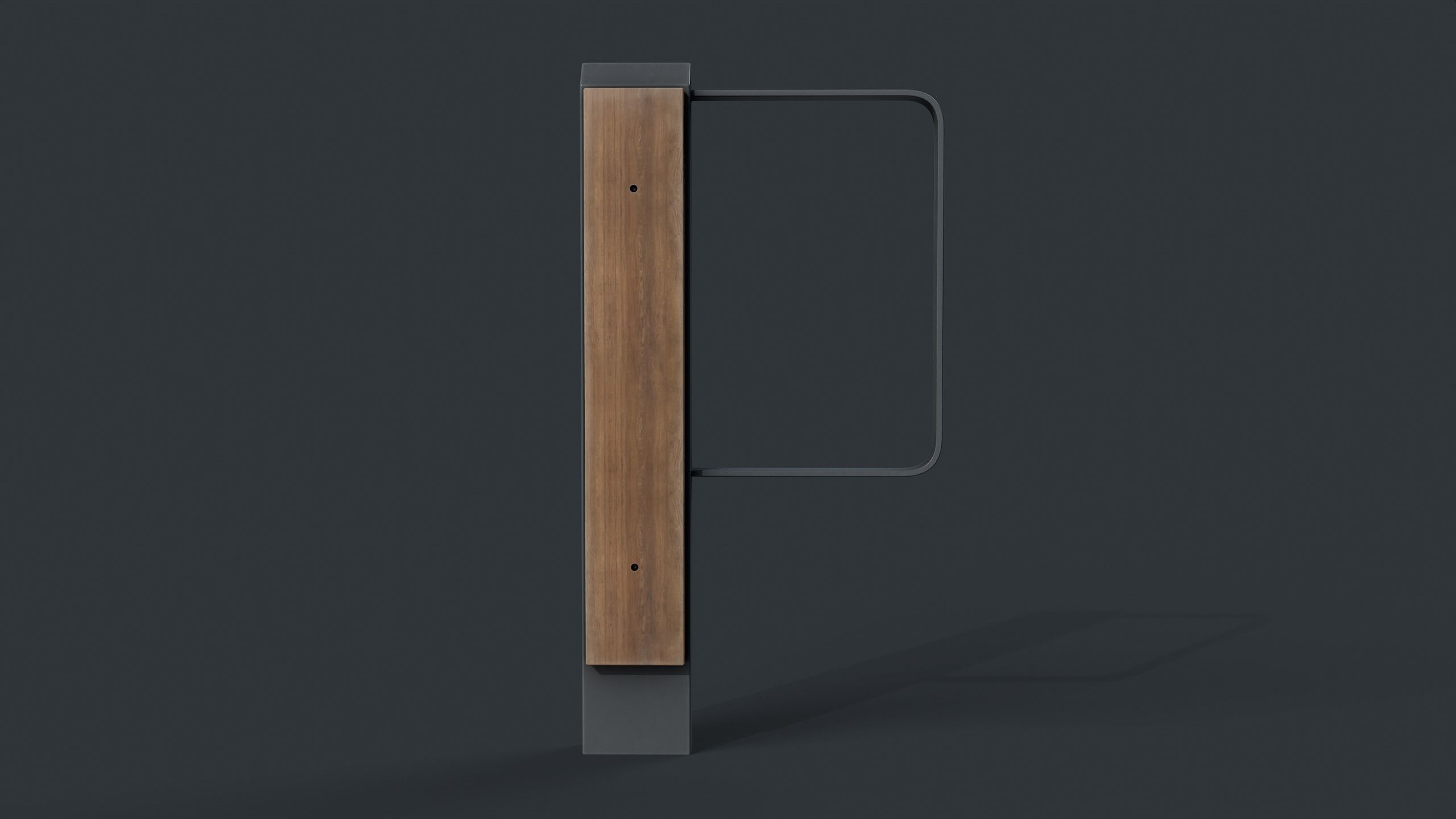 Bike Rack 19 PBR Game Ready Low-poly 3D model_3