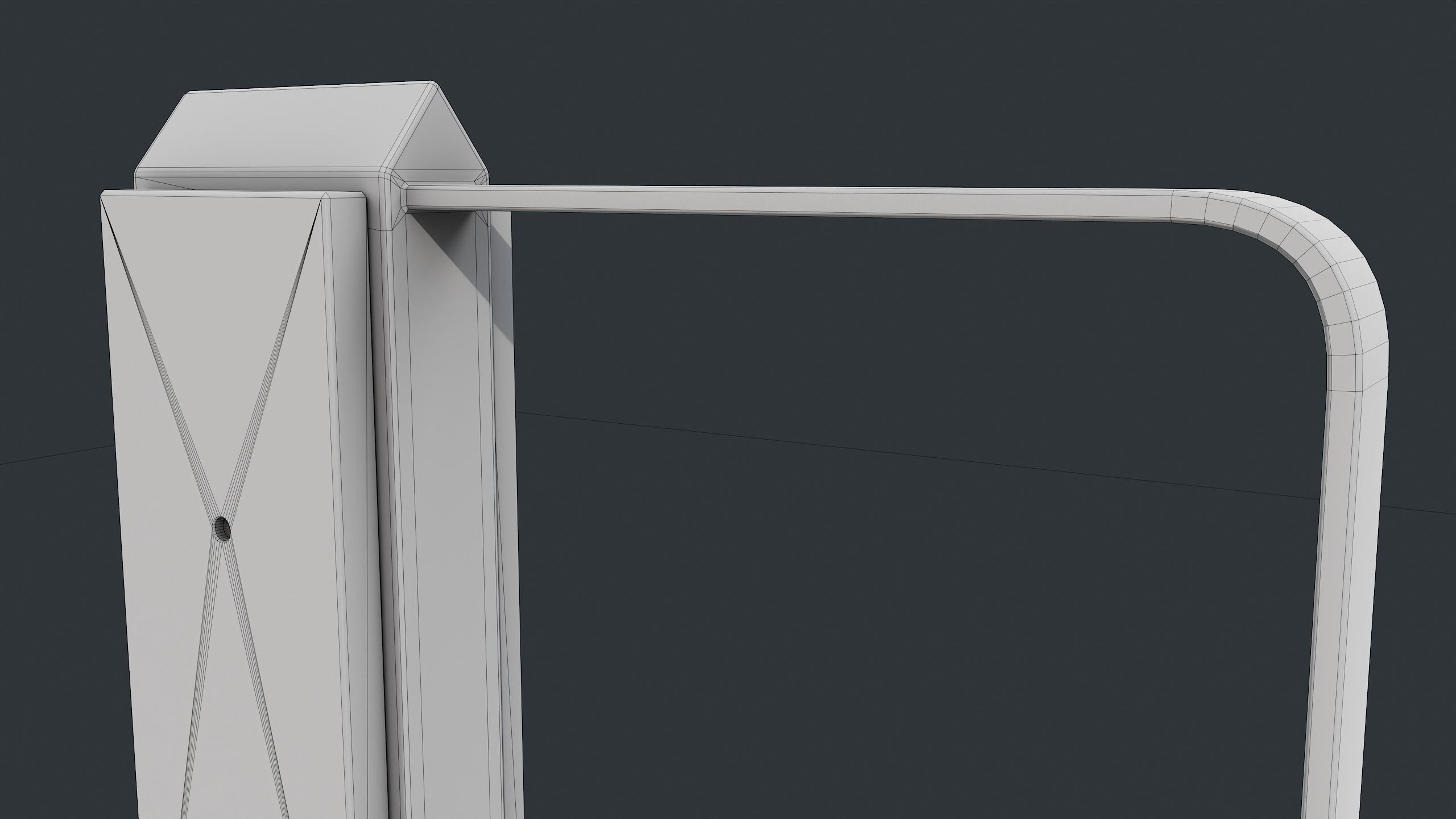 Bike Rack 19 PBR Game Ready Low-poly 3D model_14