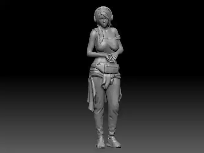 girl style cloth headphone