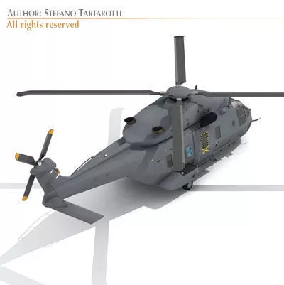 NH90 Helicopter 3D model