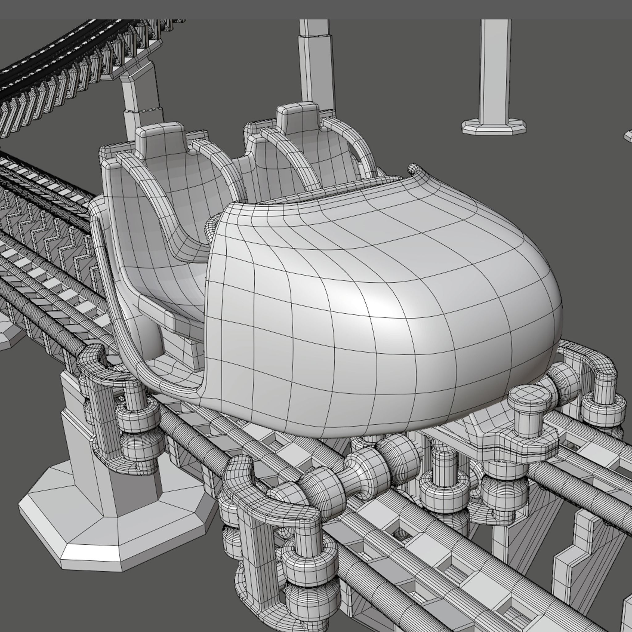 rollercoaster st 3D model_15