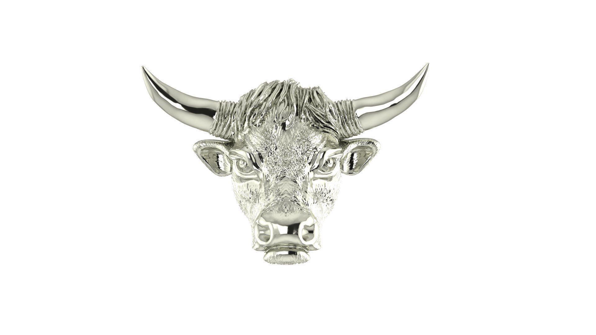 BULL HEAD 3D print model_14