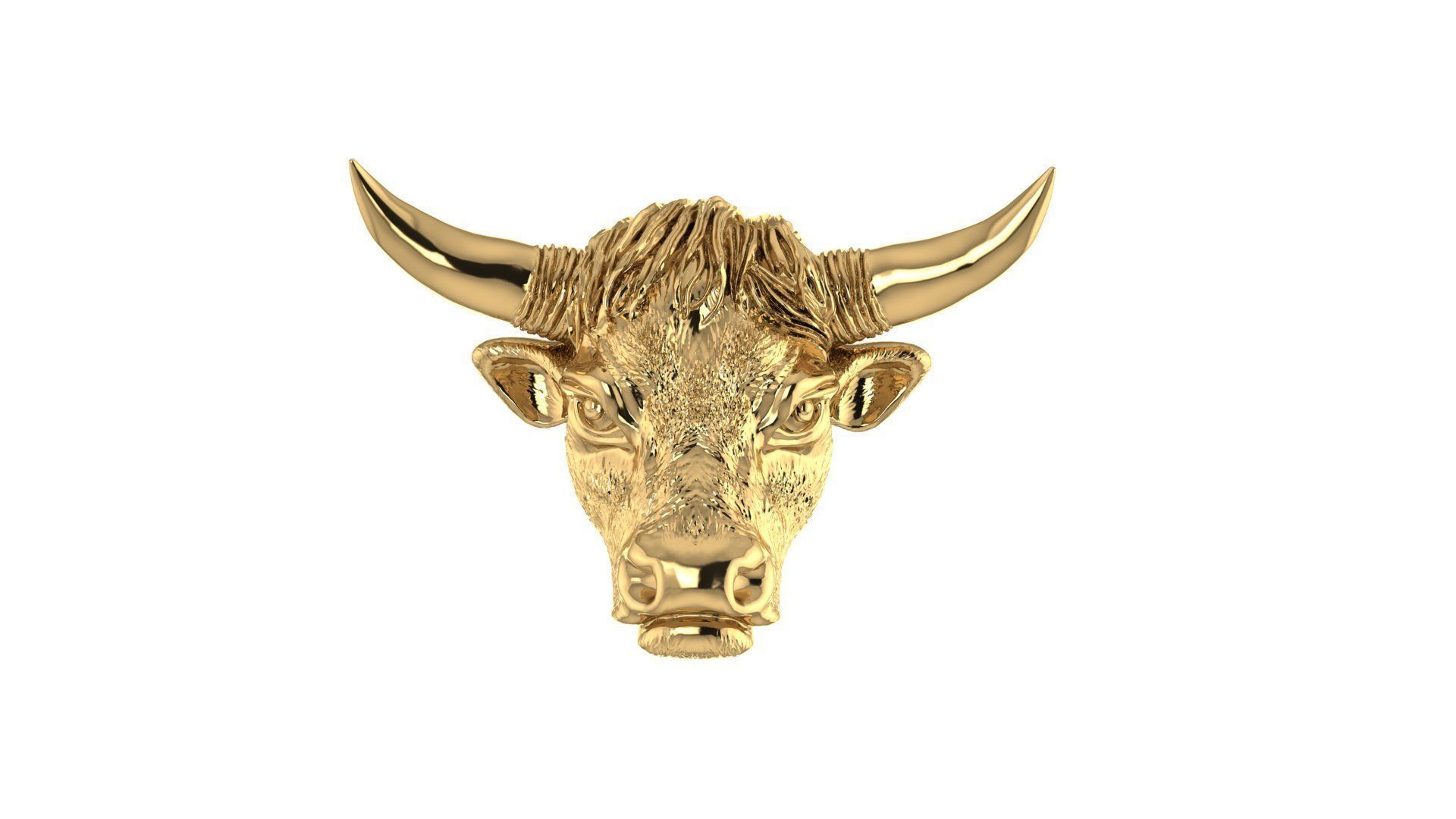 BULL HEAD 3D print model_12