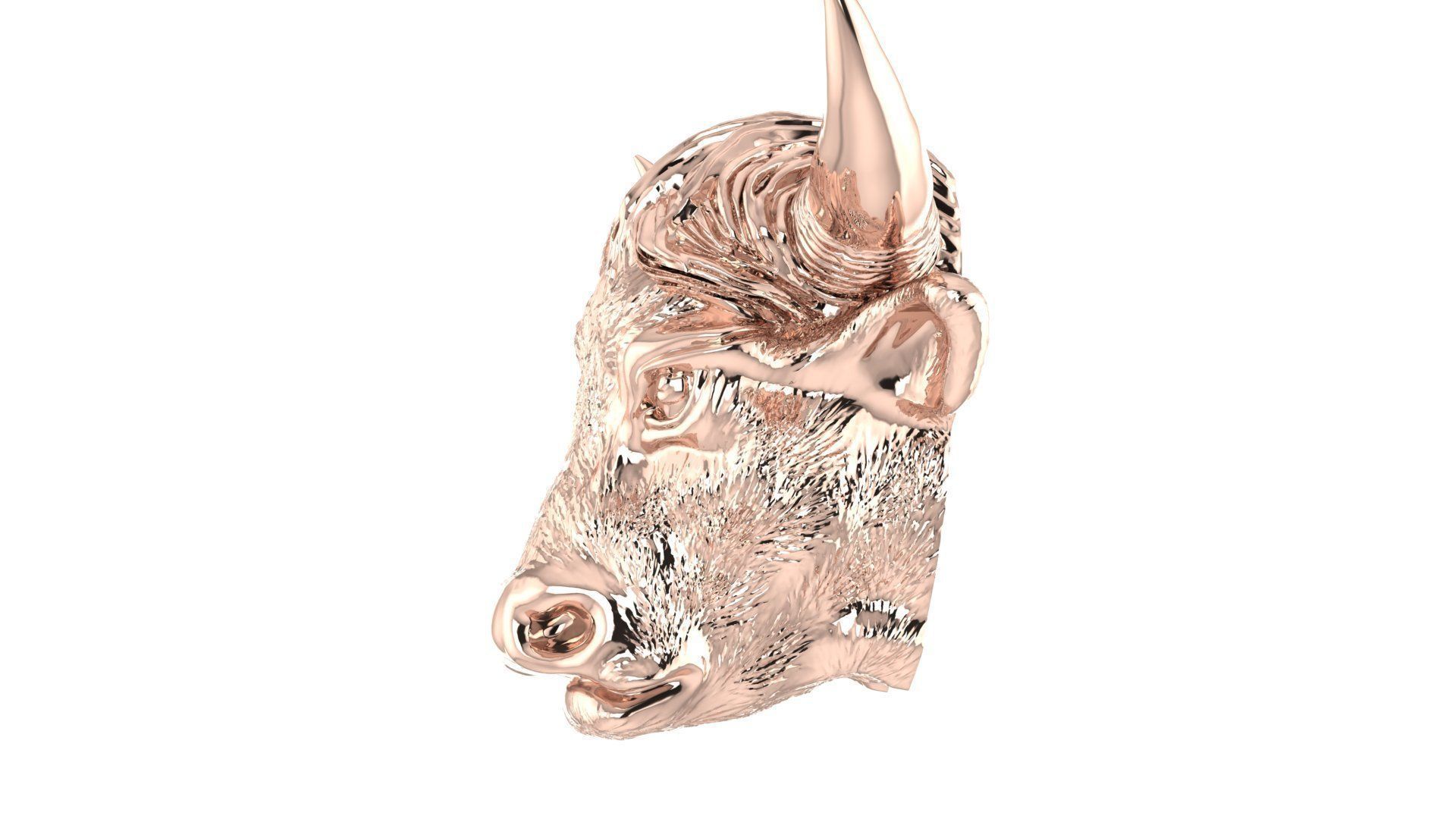 BULL HEAD 3D print model_18