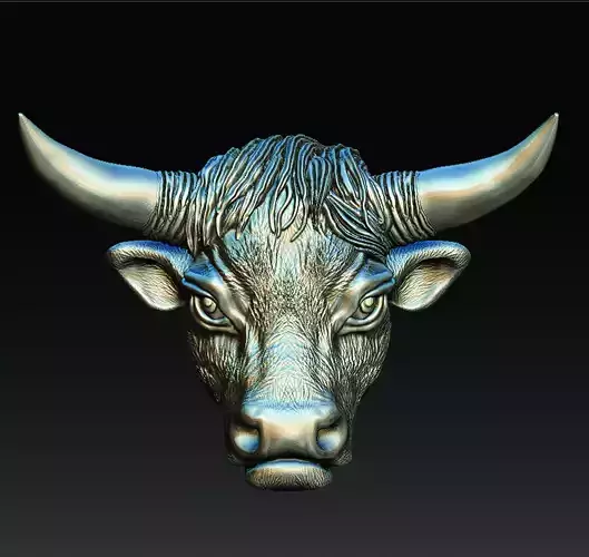 BULL HEAD 3D print model