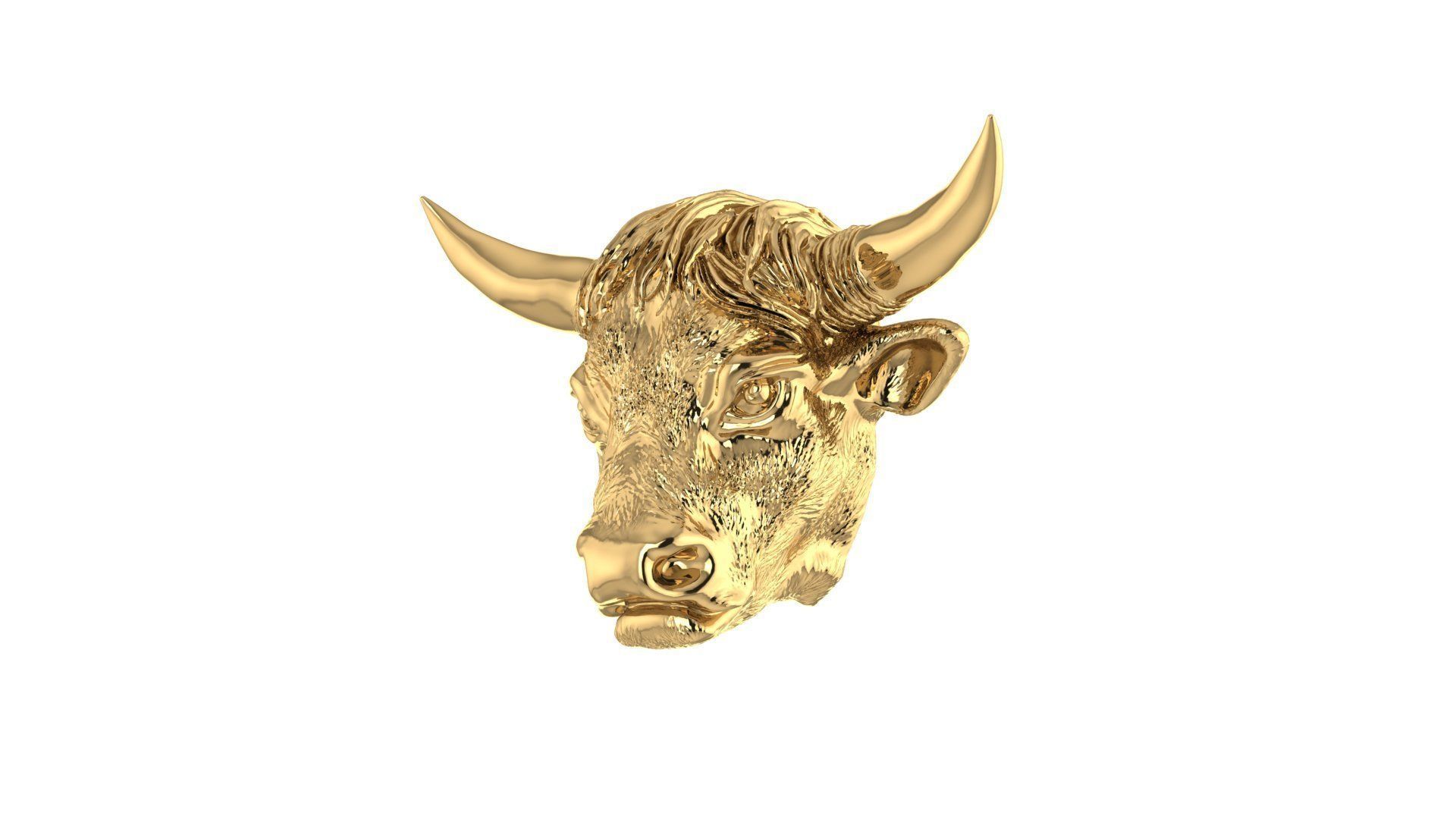 BULL HEAD 3D print model_13