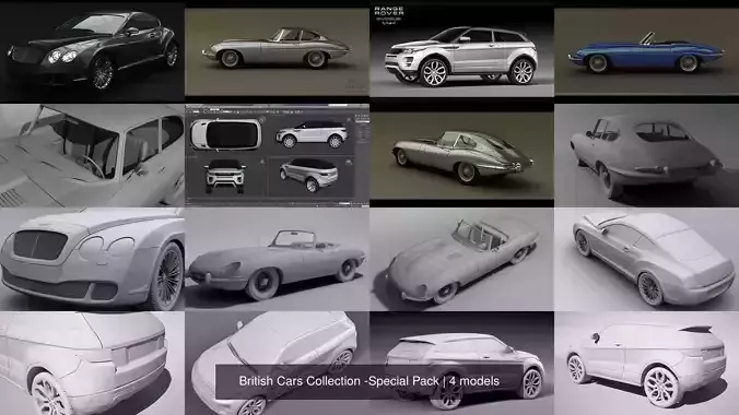 British Cars Collection -Special Pack 