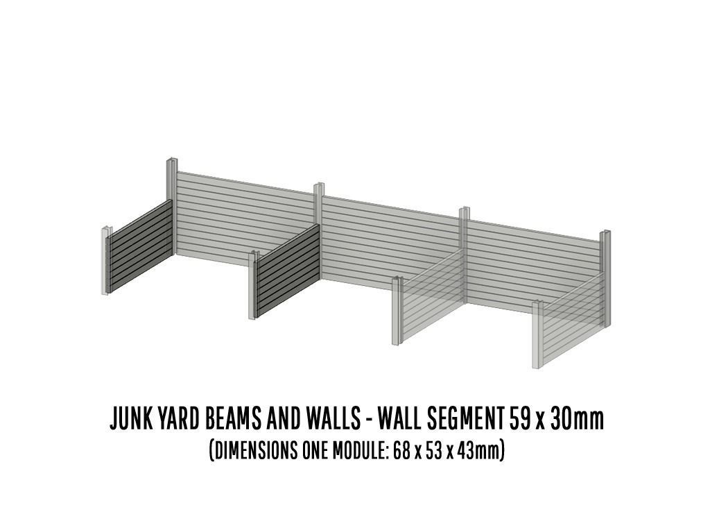 DET-0067 Junk yard detail set H0-scale 14 items 3D print model_32