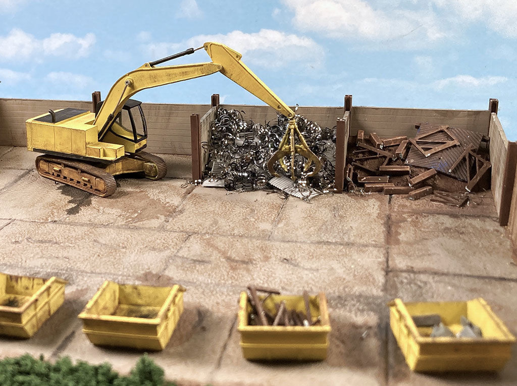 DET-0067 Junk yard detail set H0-scale 14 items 3D print model_7