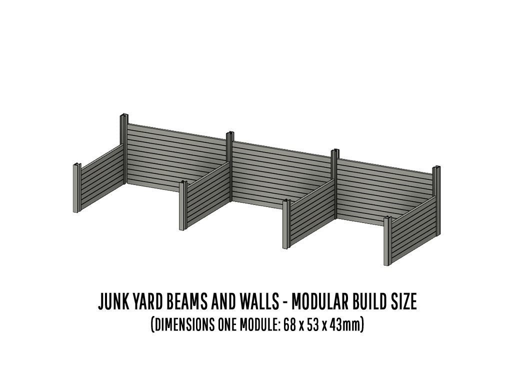 DET-0067 Junk yard detail set H0-scale 14 items 3D print model_29