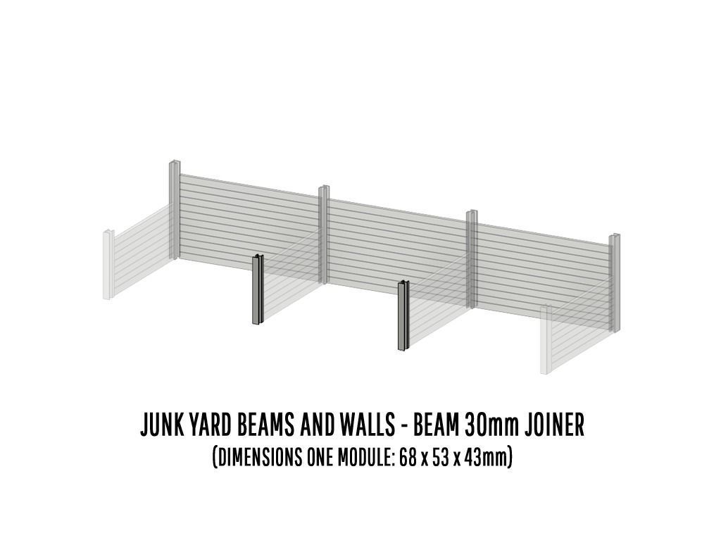 DET-0067 Junk yard detail set H0-scale 14 items 3D print model_30