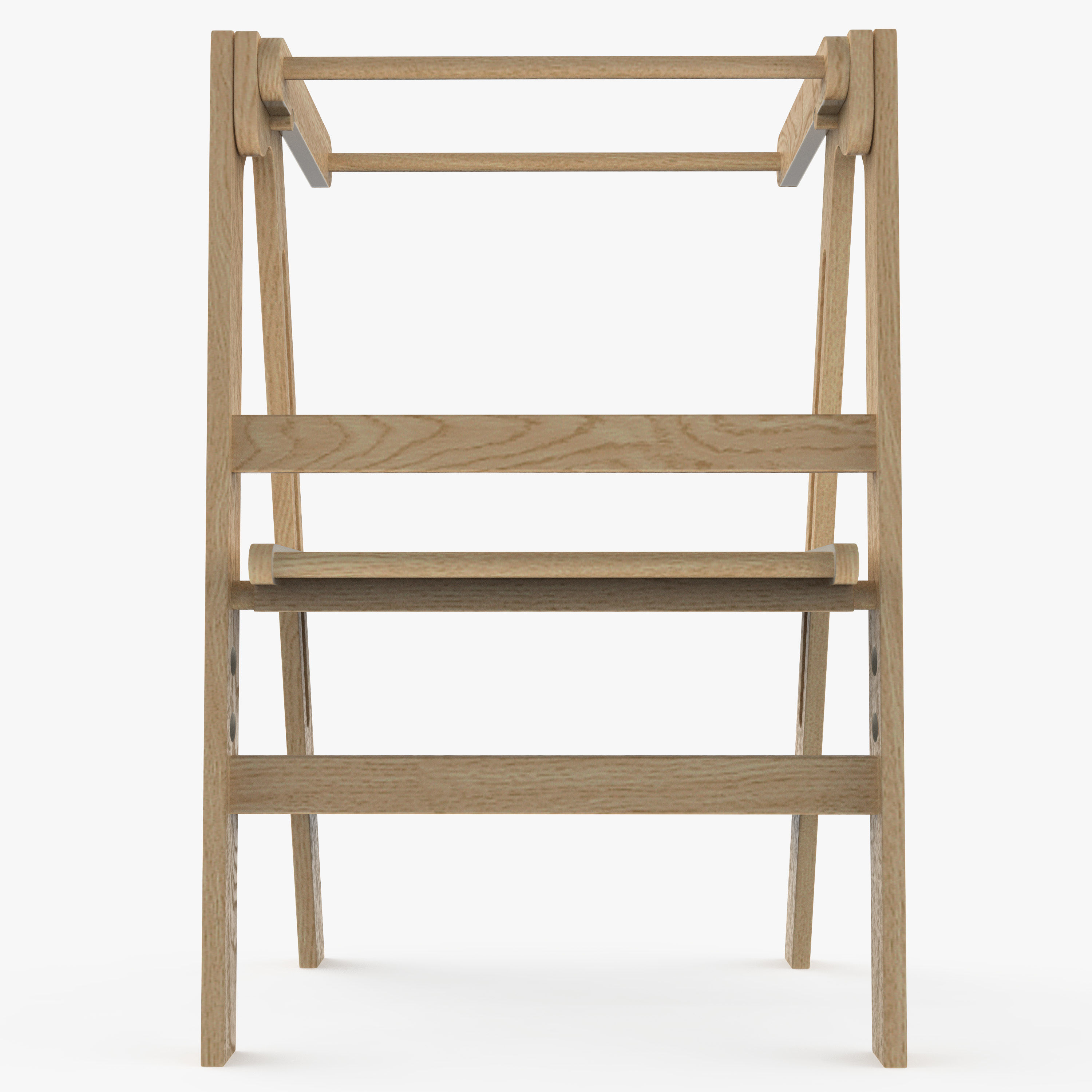 Step stool montessori 3D model_6