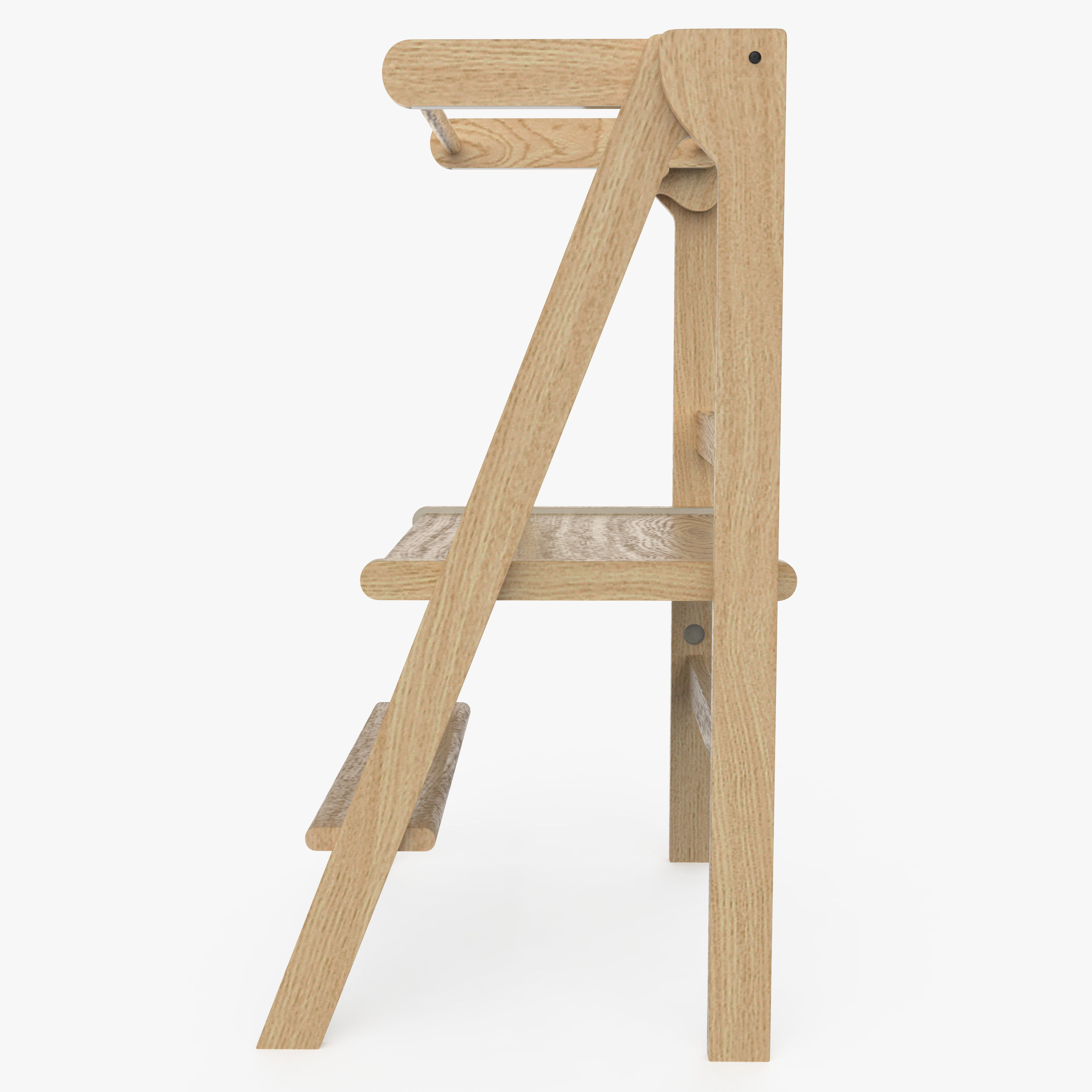 Step stool montessori 3D model_3