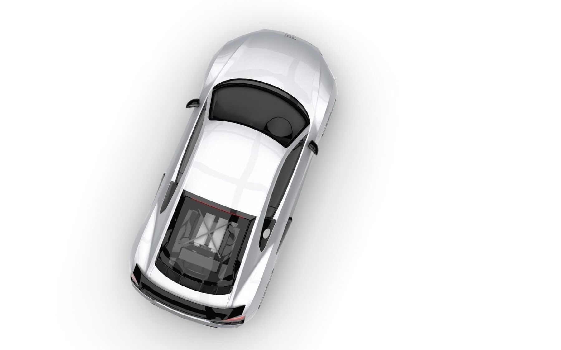 Audi R8 2017 Low-poly 3D model_2