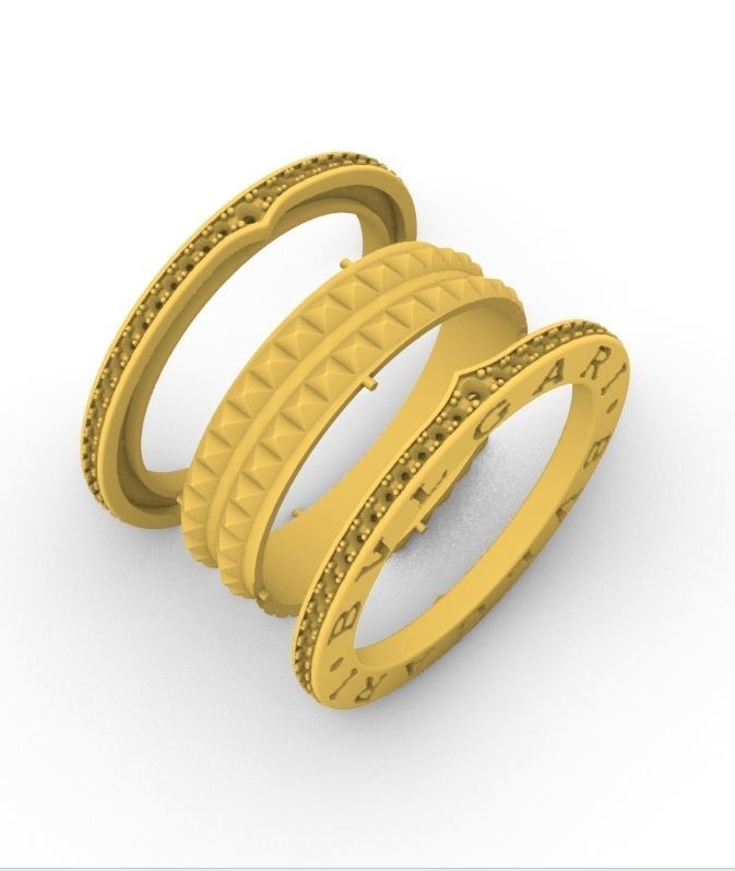 Ring B zer 0 3D print model_4