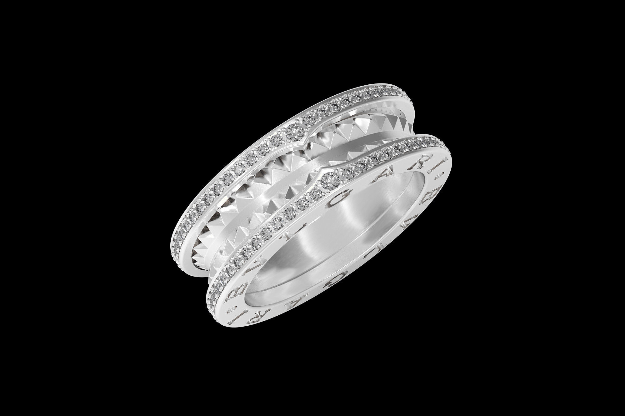 Ring B zer 0 3D print model_1