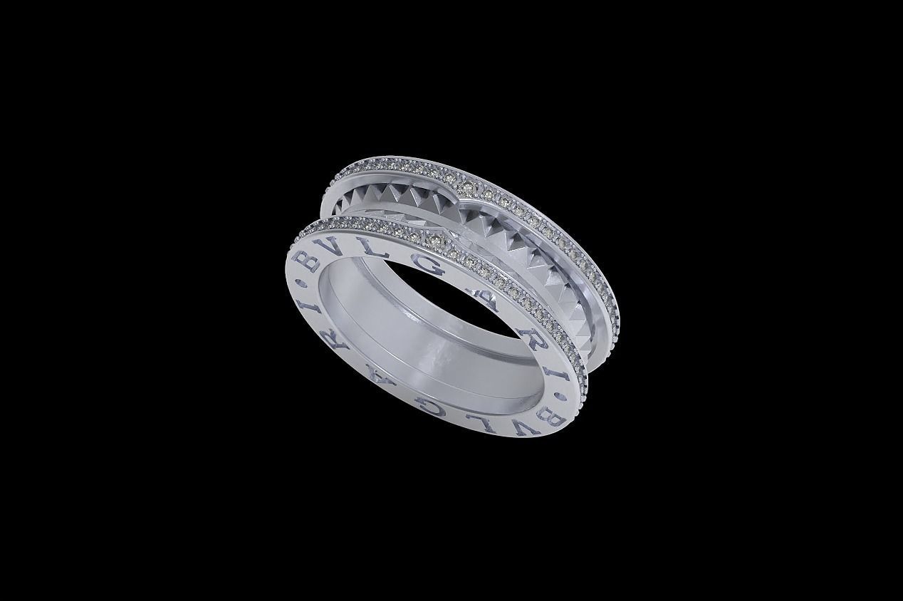 Ring B zer 0 3D print model_3