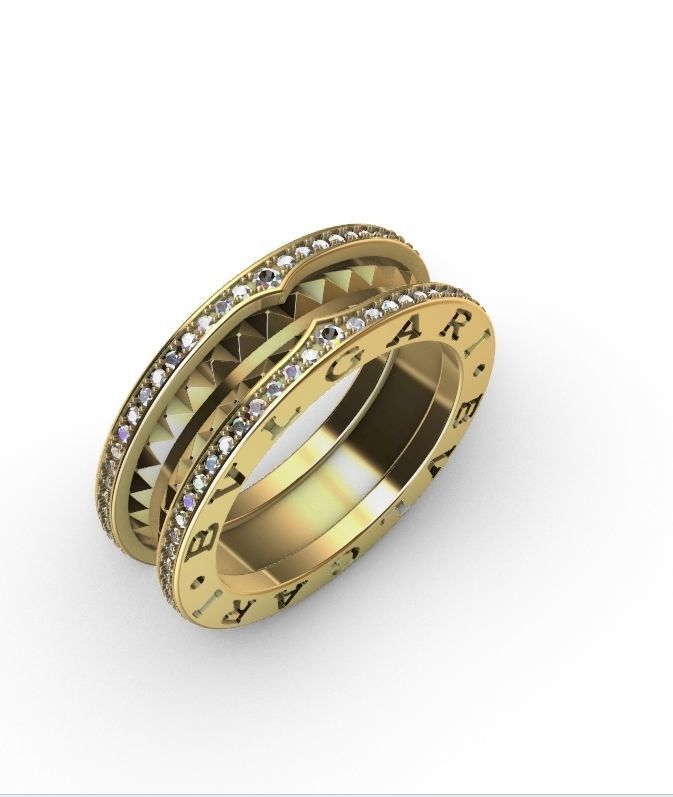 Ring B zer 0 3D print model_9