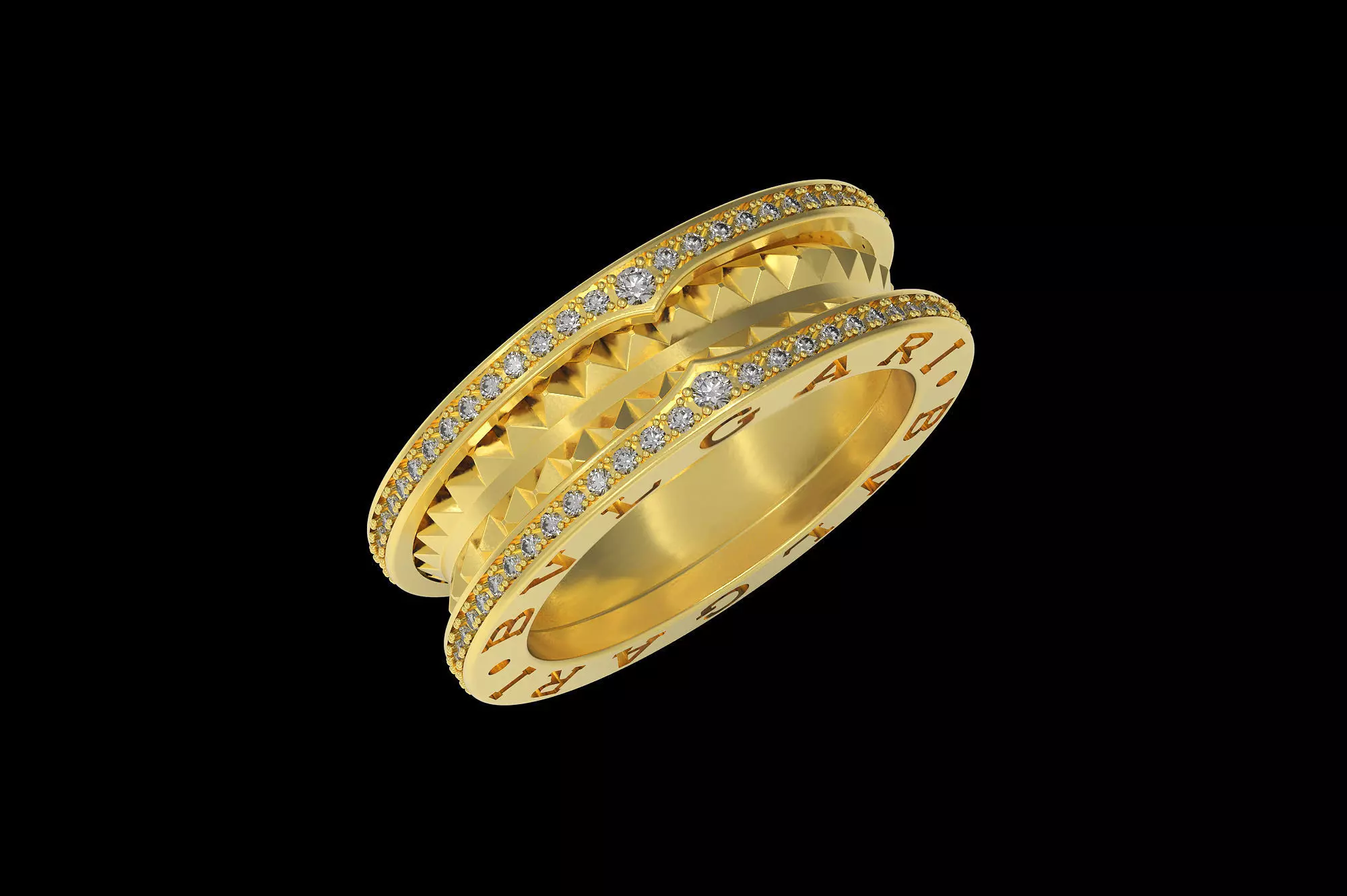 Ring B zer 0 3D print model_0