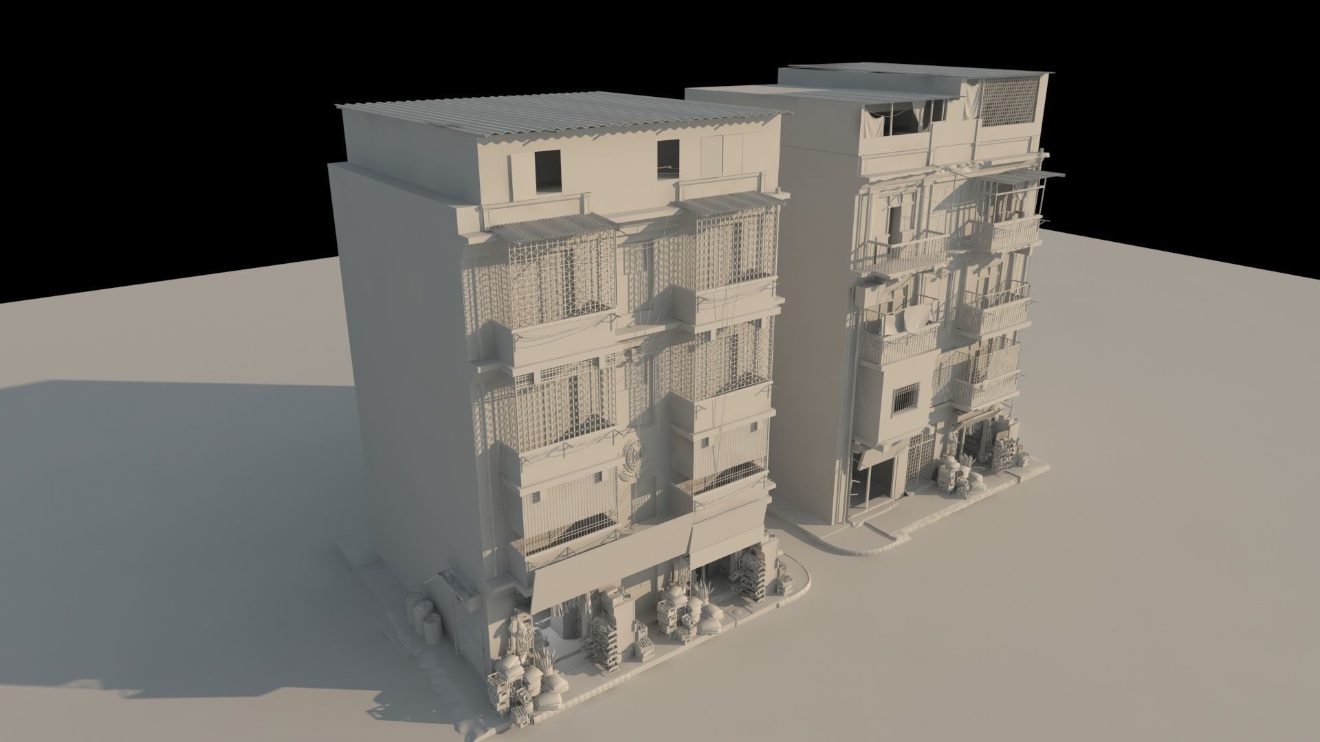 Karachi Grocery Shop 3D model_9