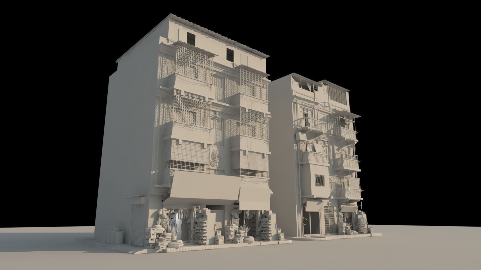 Karachi Grocery Shop 3D model_8